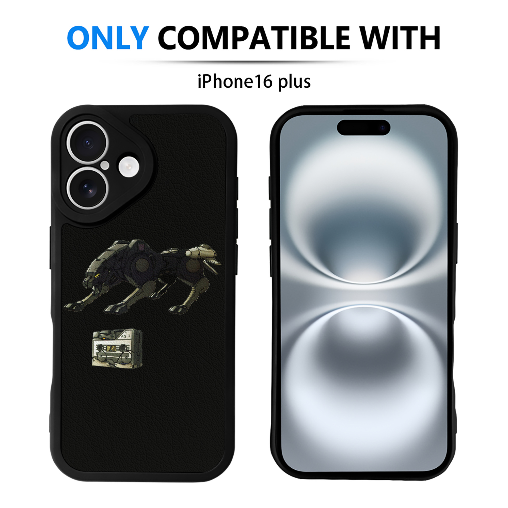 （画像用）  【iPhone 16シリーズ対応】シリコンスマホケース（レザー調） 材質：シリコン